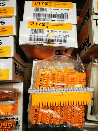 Regleta telefonía básica Televés de 5 y 10 pares