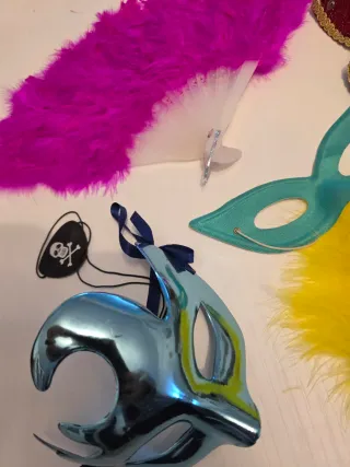 Accesorios Carnaval Máscaras y Abanico