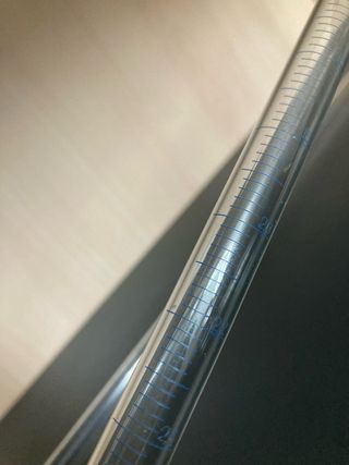 Pipeta de vidrio antigua 50ml