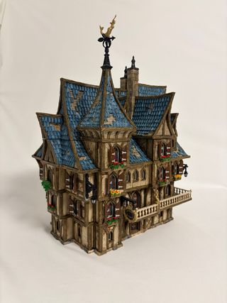 Maqueta Hotel Posada Medieval 5 niveles jugables