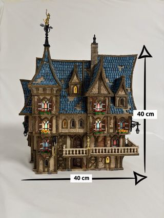 Maqueta Hotel Posada Medieval 5 niveles jugables