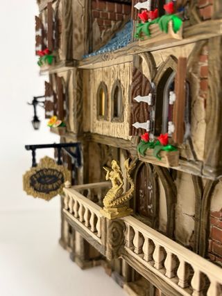 Maqueta Hotel Posada Medieval 5 niveles jugables