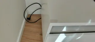 Mesa TV blanca moderna