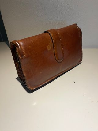 Borsa vera pelle tracolla fibbia ottone