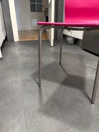 Sillas de cocina de madera y metal