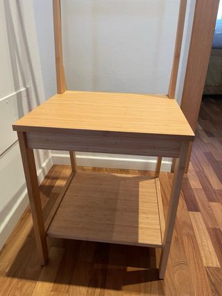 Sedia portasciugamani in bambù