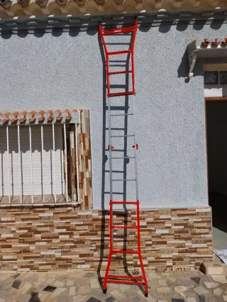 Escalera telescópica Gierre casi 5m