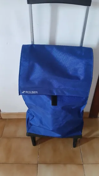 Carro de la compra ROLSER azul