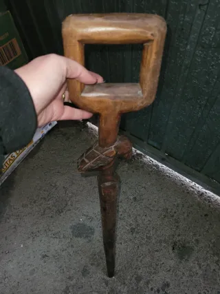 Bastón de colección tallado