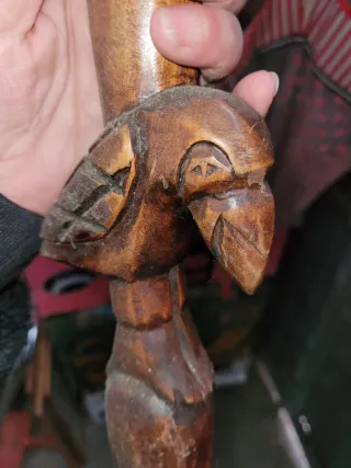 Bastón de colección tallado