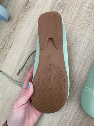 Zapatos barefoot veganos turquesa