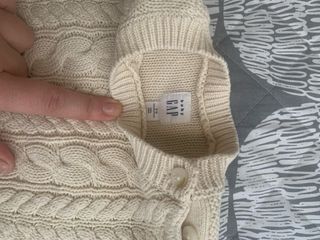 Jersey Gap trenzado beige 6-12M