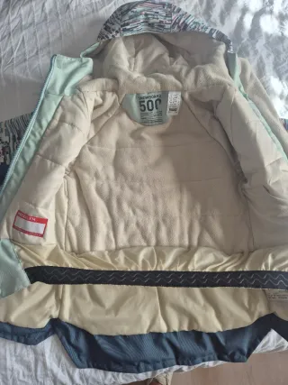 Chaqueta de nieve multicolor talla 6 años, 115-124