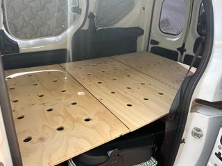 Mueble Cama Camper + colchones + oscurecedores