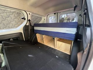 Mueble Cama Camper + colchones + oscurecedores