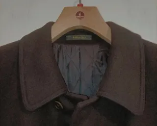 Cappotto Vintage Marrone Taglia 50 Made in Italy