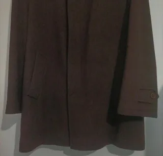 Cappotto Vintage Marrone Taglia 50 Made in Italy