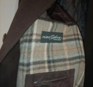 Cappotto Vintage Marrone Taglia 50 Made in Italy