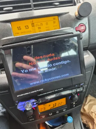 Radio Coche MP3 Pantalla Táctil Video