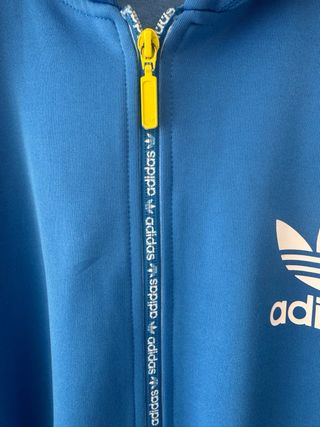 Chaqueta Adidas Azul con Cremallera