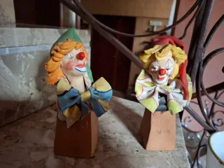 2 Clowns Terracotta Siciliana