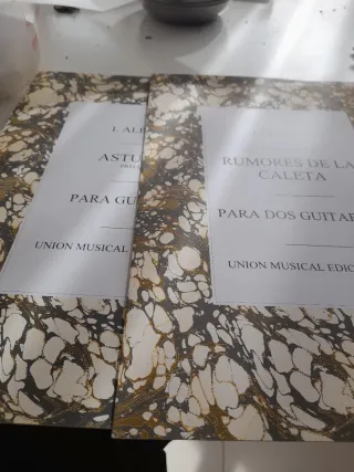 Partituras Asturias y Rumores de la Caleta