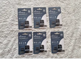 Memoria 6pz MicroSDHC 16GB con Adattatore