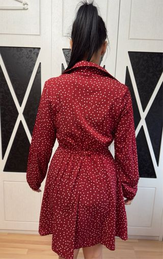 Vestido SHEIN rojo lunares