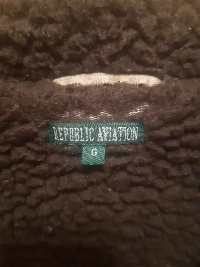 Cazadora Republic Aviation Talla M Beige