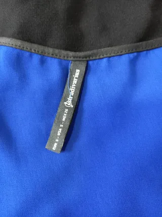 Vestido Stradivarius Azul y Multicolor