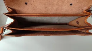 Bolso bandolera Cuero AFRICAN vintage