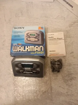 Walkman Sony WM-FX491 Radio Cassette Nuevo