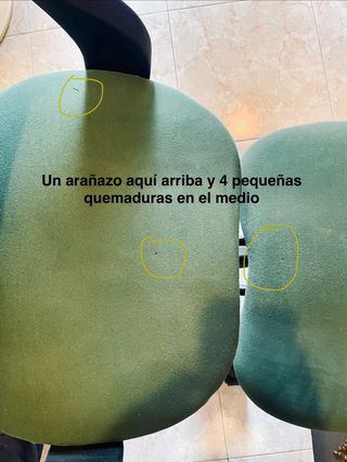 Silla ergonómica verde