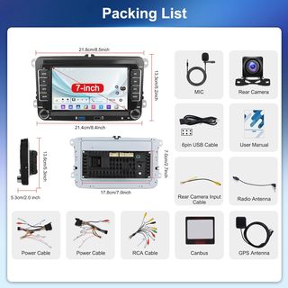 Autorradio Carplay Android Auto VW Golf