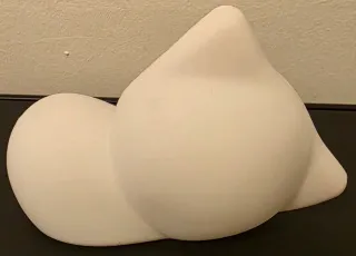 Lampada colorata a forma di gatto