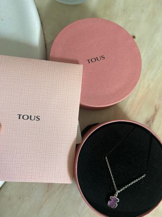 Collar Plata Osito Amatista