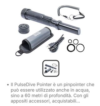 Metal Detector Simplex+ con accessori