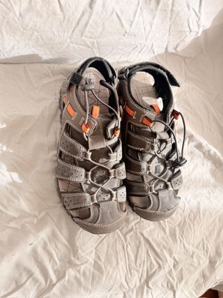 Sandalias Verano Talla 41 Marrón.