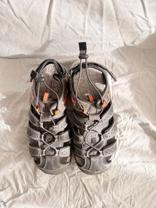 Sandalias Verano Talla 41 Marrón.