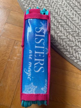 Estuche 3 pisos Frozen Ana Elsa