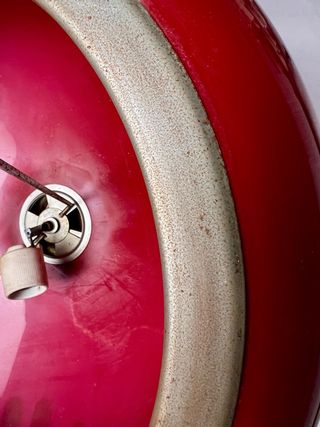 Lámpara Vintage Sube y Baja Roja