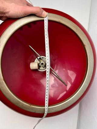 Lámpara Vintage Sube y Baja Roja