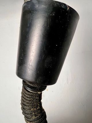 Lámpara Vintage Sube y Baja Roja