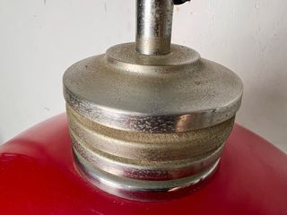 Lámpara Vintage Sube y Baja Roja