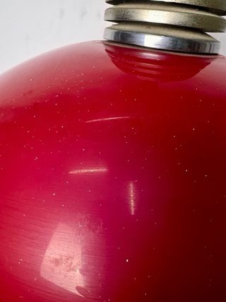 Lámpara Vintage Sube y Baja Roja