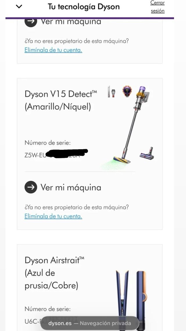 Aspiradora Dyson v15s Detect Absolute