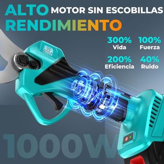 Tijeras podar eléctricas 21V batería