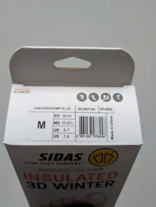 Plantillas Sidas 3D Winter Aislantes
