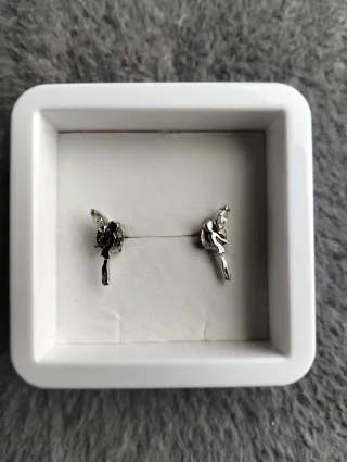 Pendientes Lotus Plata Campanilla