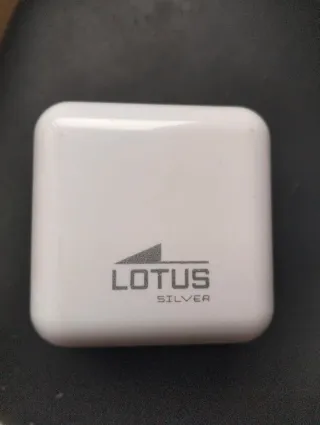 Pendientes Lotus Plata Campanilla